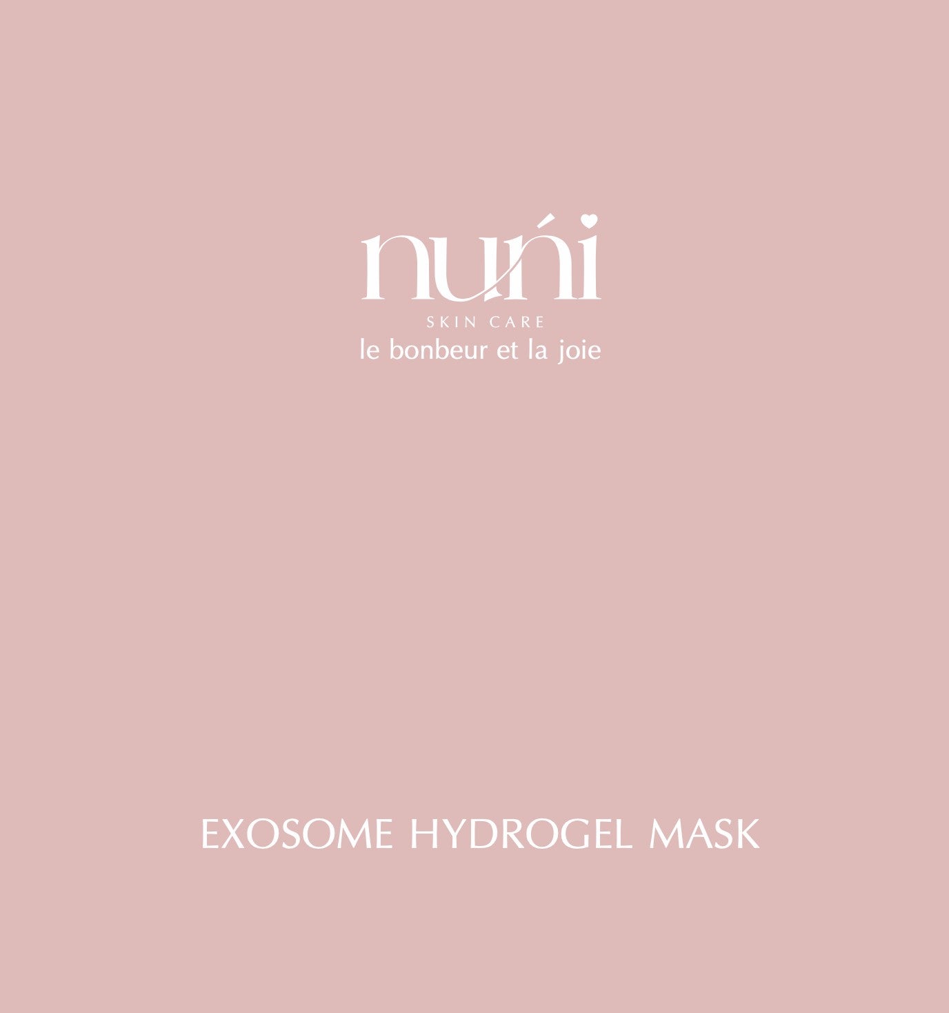 nuńi Exsome Hydrogel Mask